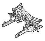 97050191103GRV - Body: Front Section for Porsche: Panamera Image