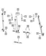 7LR314R3AA - Restraints: Rear Outer Seat Belt for Ram: 3500 Image