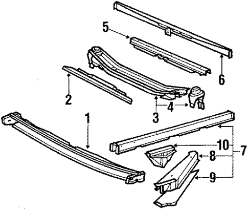 Under Body for 1991 Volkswagen Vanagon #1