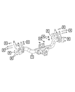 6508286AA - Frame, Bumper and Fascia: Hex Head Bolt for Mopar Image