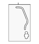 8R0877203C - : Drain Hose for Audi: Q5, SQ5 Image