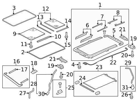 Sunroof for 2009 Audi Q5 #0