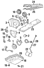 F6RZ12A699DA - Electrical: Ignition Knock (Detonation) Sensor for Ford: Contour, Escort | Mercury: Cougar, Mystique, Tracer Image