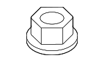 33306787062 - Suspension: Ft Upper Control Arm Nut for BMW Image