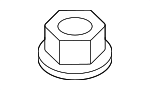 31106767496 - Suspension: Suspension Control Arm Nut for BMW Image