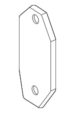 2546161900 - Body: Bumper Impact Bar Gasket for Mercedes-Benz Image
