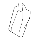 7107812W10E0 - : Seat Back Cover for Toyota Image