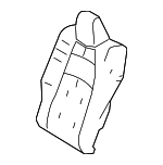 7165212860 - Body: Seat Back Pad for Toyota: Corolla Image