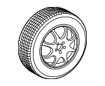 2134000600 - Tire &amp; Wheel: Spare Tire for Mercedes-Benz Image