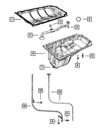 6508272AA - 5.7L HEMI Gas; Engine: Nut, Mounting for Mopar Image
