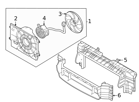 Cooling Fan for 2020 Hyundai Veloster N #0