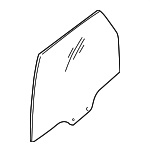 YL8Z7825713BA - Body: Door Glass for Ford: Escape | Mercury: Mariner Image