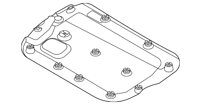 2021-2025 Ford Bronco Hood Insulation Pad M2DZ-16738-C | QuirkParts
