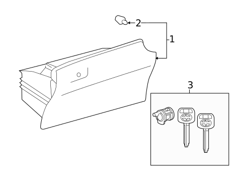 Glove Box for 2014 Scion tC #0