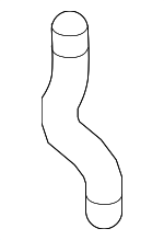 4F0121109T - Cooling System: Reservoir Hose for Audi Image