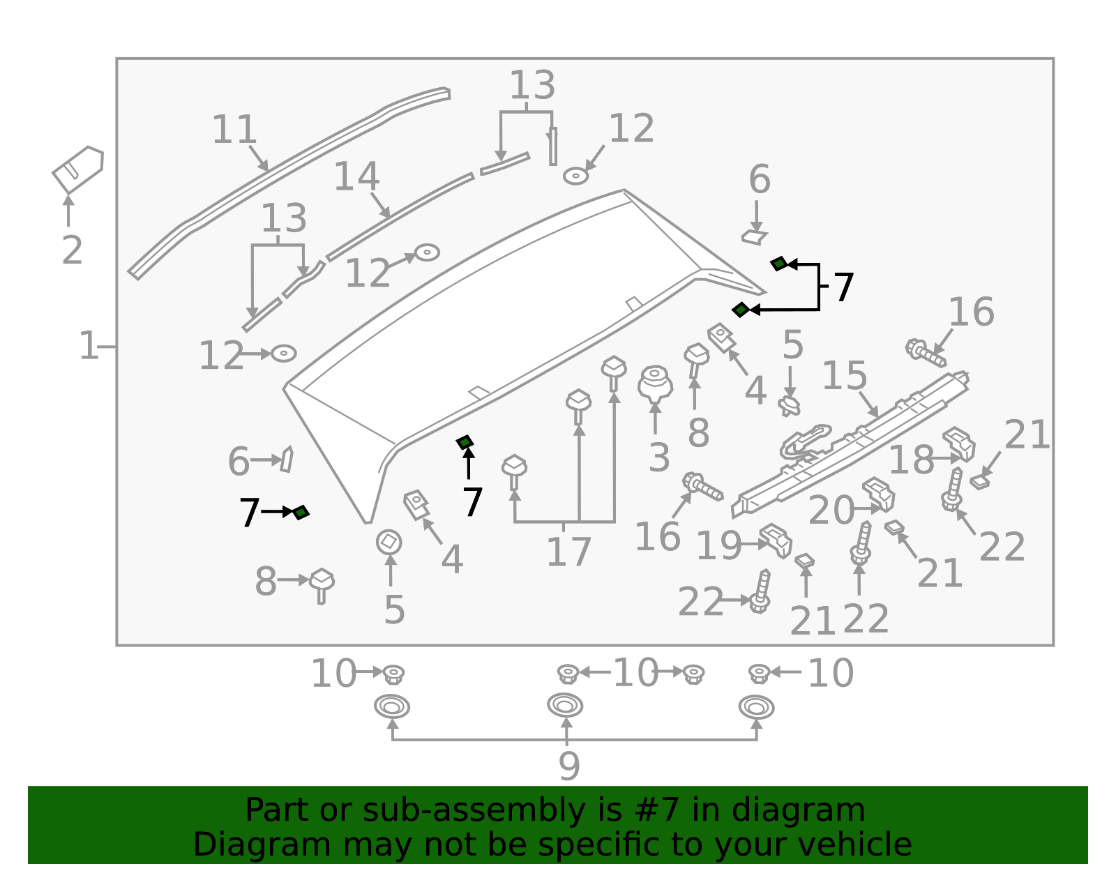 BEMF-51-954 - Spoiler Assembly Protector - 2019-2025 Mazda 3