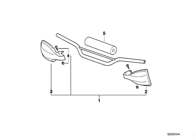 32712316588 - : Set Hand Protector for BMW-Motorrad Image