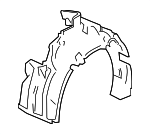 74101S3Y000 - Body: Fender Liner for Honda: Insight Image