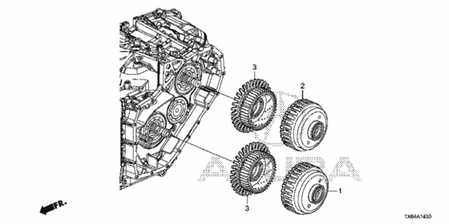 AT Clutch (Main/Secondary) (DCT) for 2017 Acura ILX #0