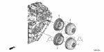 22500RDS005 - Transmission - Automatic: CLUTCH ASSY., MAIN for Acura Image