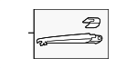 852410T010 - Body: Wiper Arm for Toyota Image