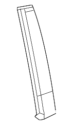72430TS8A01 - Body: Pillar Molding for Honda: Civic Image