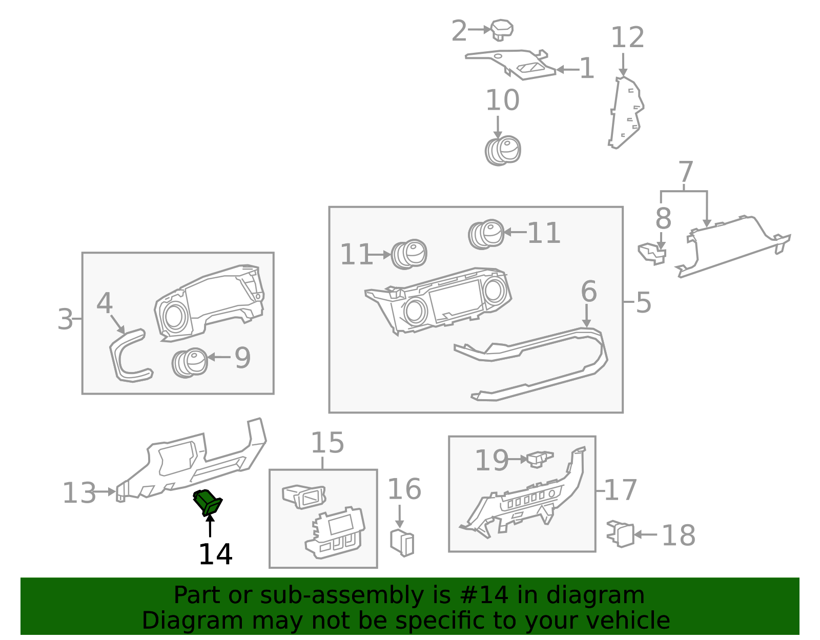 55539-0E010 - Instrument Panel Cover 2006-2025 Toyota | Longo Toyota Parts