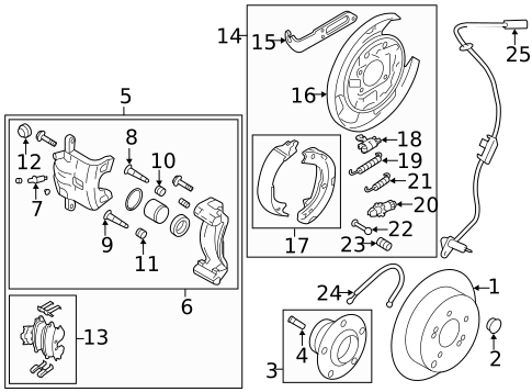 Parking Brake for 2012 Hyundai Tucson #1