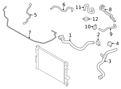 Hoses & Lines for 2016 Volvo S60 Cross Country #0