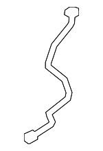 31274900 - Cooling System: Overflow Hose for Volvo Image