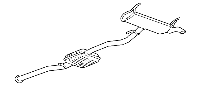 2025-2026 GM Muffler & Pipe 26339283 GM | GMPartsDirect.com
