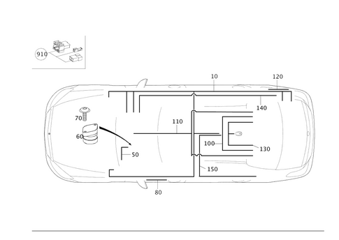 Cable Harnesses for Taxi for 2017 Mercedes-Benz S550e #0