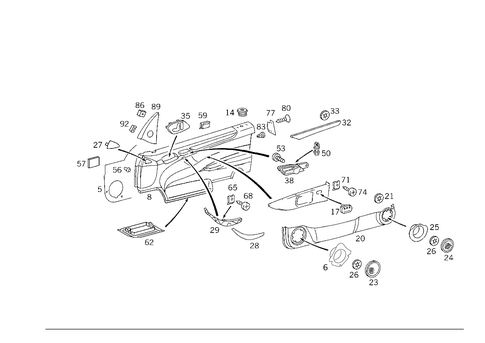 Door Paneling for 2000 Mercedes-Benz CLK430 #0