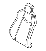 8W0881775E - Body: Seat Back Pad for Audi: A5 Quattro, A5 Sportback, RS5, RS5 Sportback, S4, S5, S5 Sportback Image