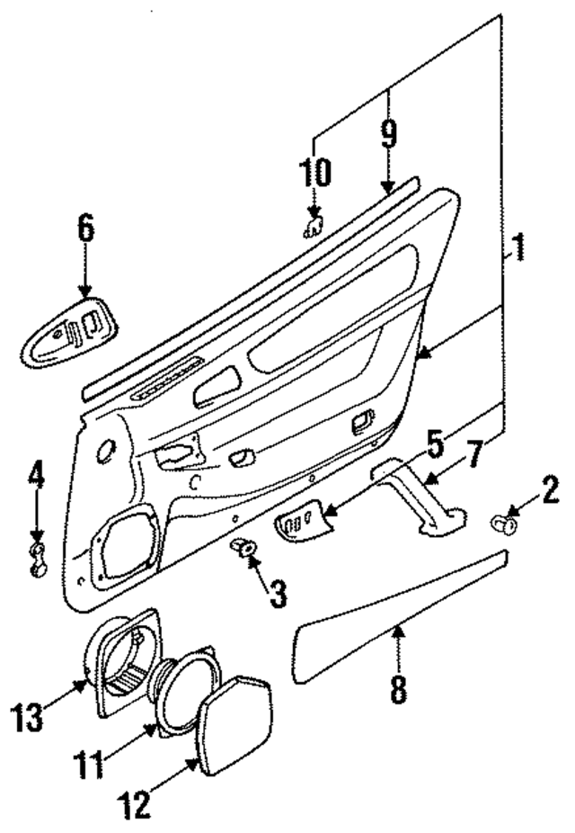MB766536 - : Bezel for Mitsubishi Image