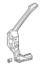 610100E050 - Body: Outer Hinge Pillar for Lexus: TX350, TX500h, TX550h+ Image