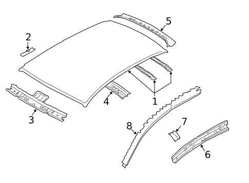 Roof & Components for 2021 Subaru WRX #0