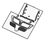 12335561 - Body: Grille Assembly for Pontiac: Montana Image