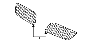 10310169 - : Inner Grille for Pontiac: Montana Image