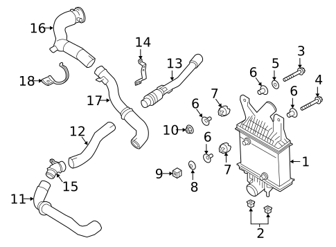 Intercooler for 2019 Land Rover Discovery #0