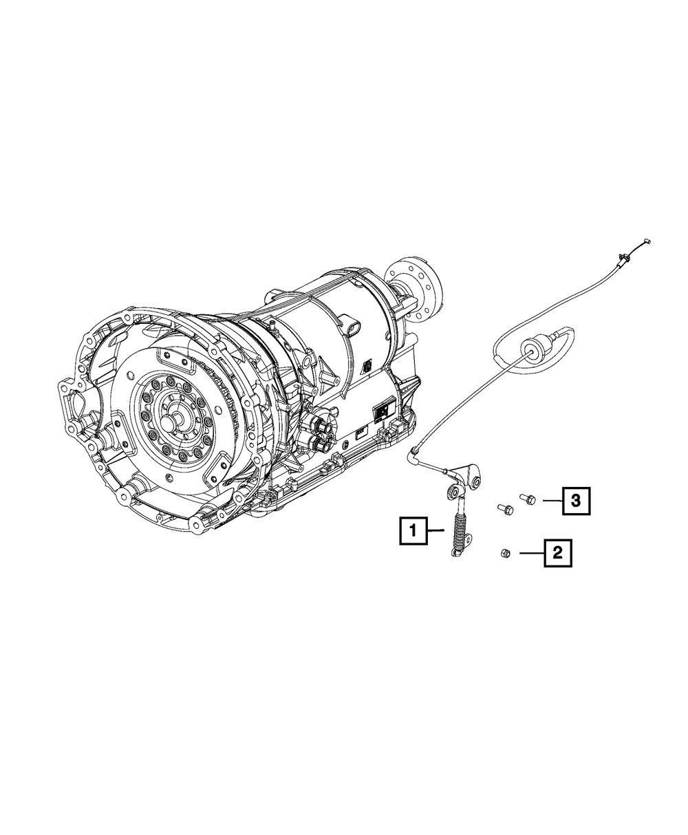 Hemi.　0107 ♡ 2015-2023 Dodge Gearshift Control Cable 4670707AA | My Mopar