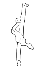 5530724050 - Body: Reinforcement Brace for Lexus: SC430 Image