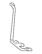 6L5Z16L554DA - Body: Mud Guard Bracket for Ford: Ranger Image