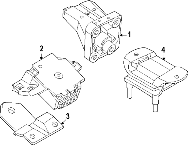 112327JA0C - : Side Mount Bracket for Infiniti Image