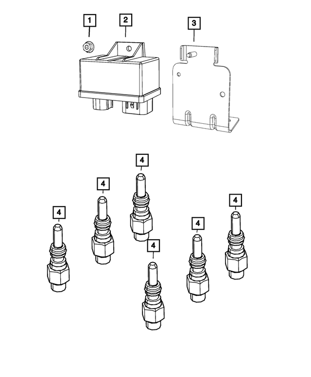 6505190AA - Electrical: Hex Nut And Washer for Mopar Image