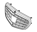 2128800400 - Body: Grille for Mercedes-Benz Image