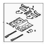 LX6Z7811135M - Body: Front Floor Pan for Ford: Escape Image