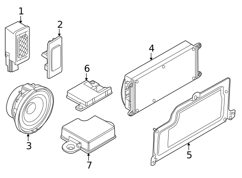 Communication System Components for 2011 BMW X6 #0