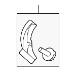 5815A022 - : Upper Weather-Strip for Mitsubishi: Eclipse Image