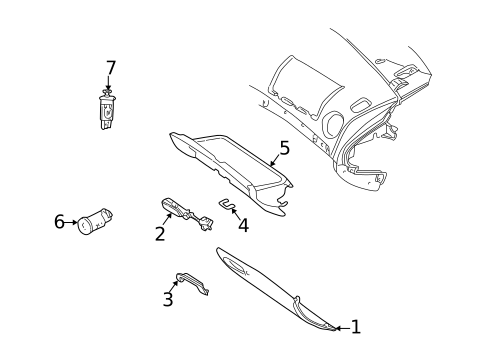 Glove Box for 2000 Chrysler 300M #0
